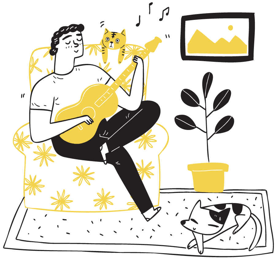 Man Relaxing
