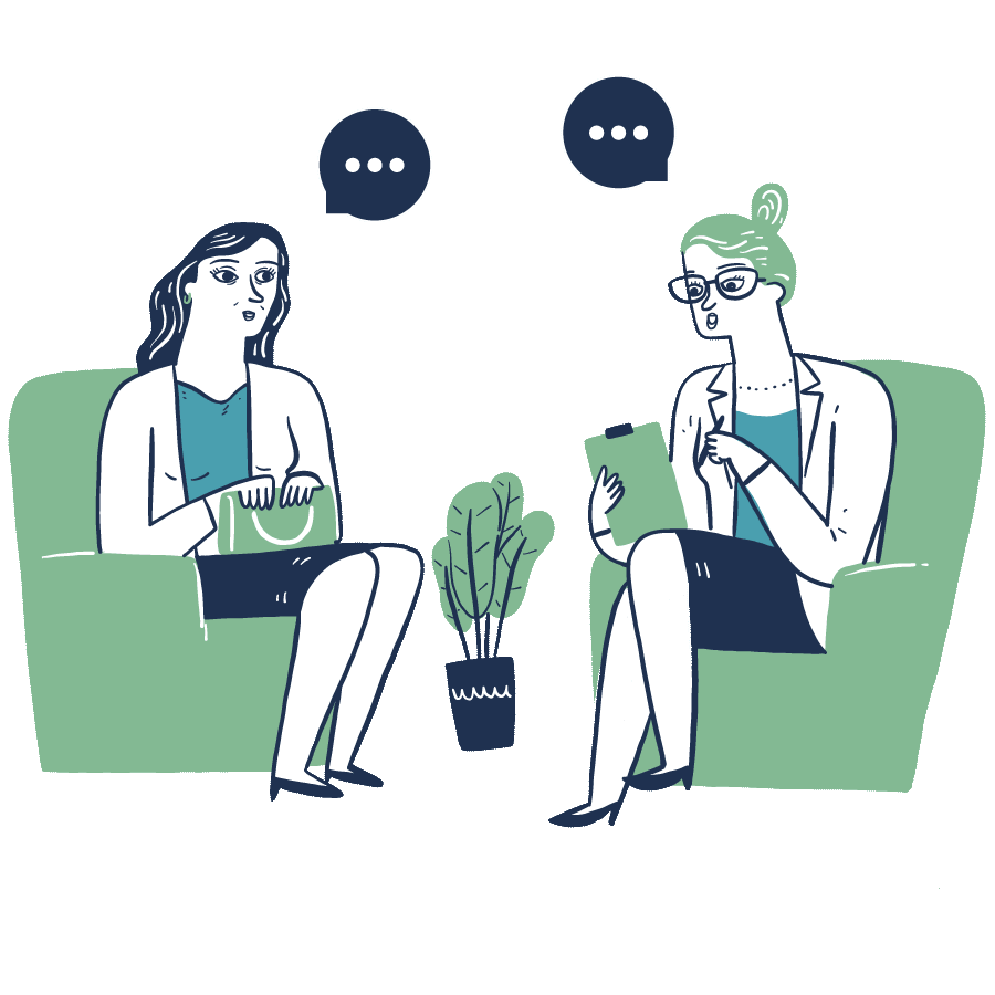 Therapist and Client Working Together